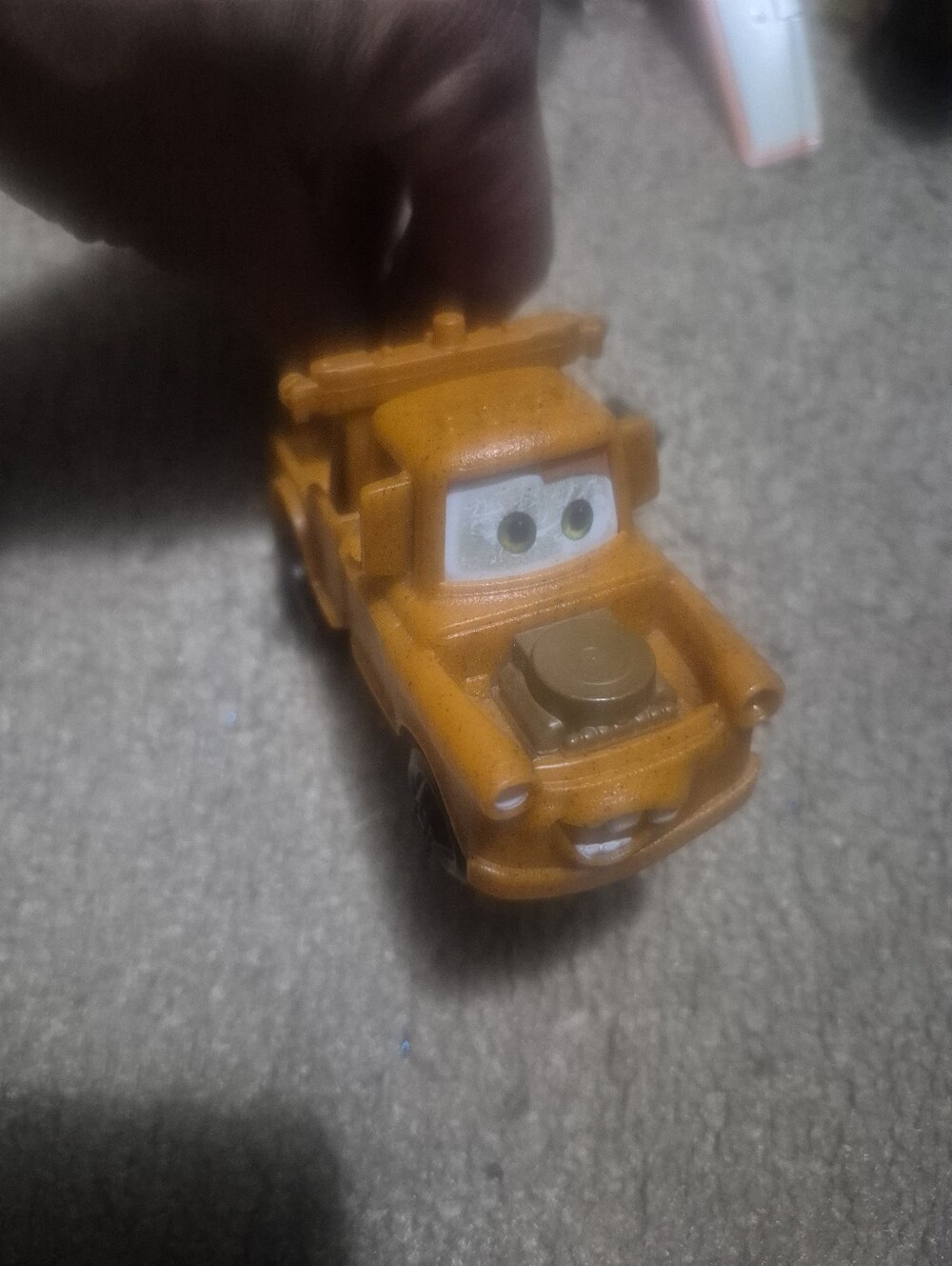Disney Orange Tow Truck Character Toy
